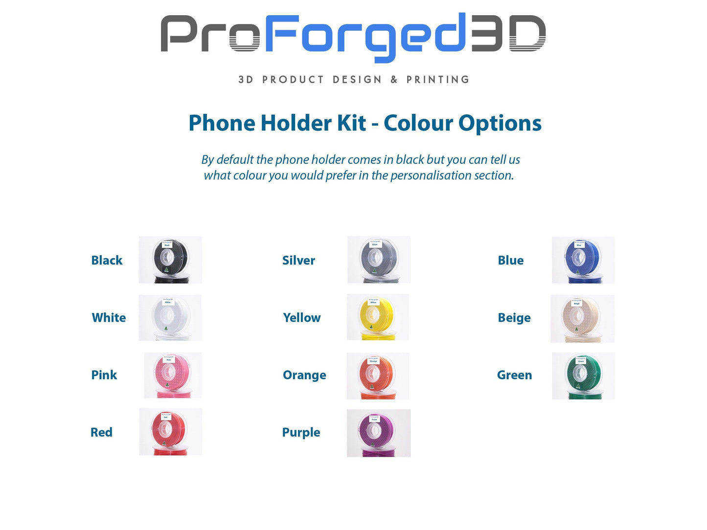 Phone Holder for ProForged3D Water Bottle Car Cup Holder / Adapter