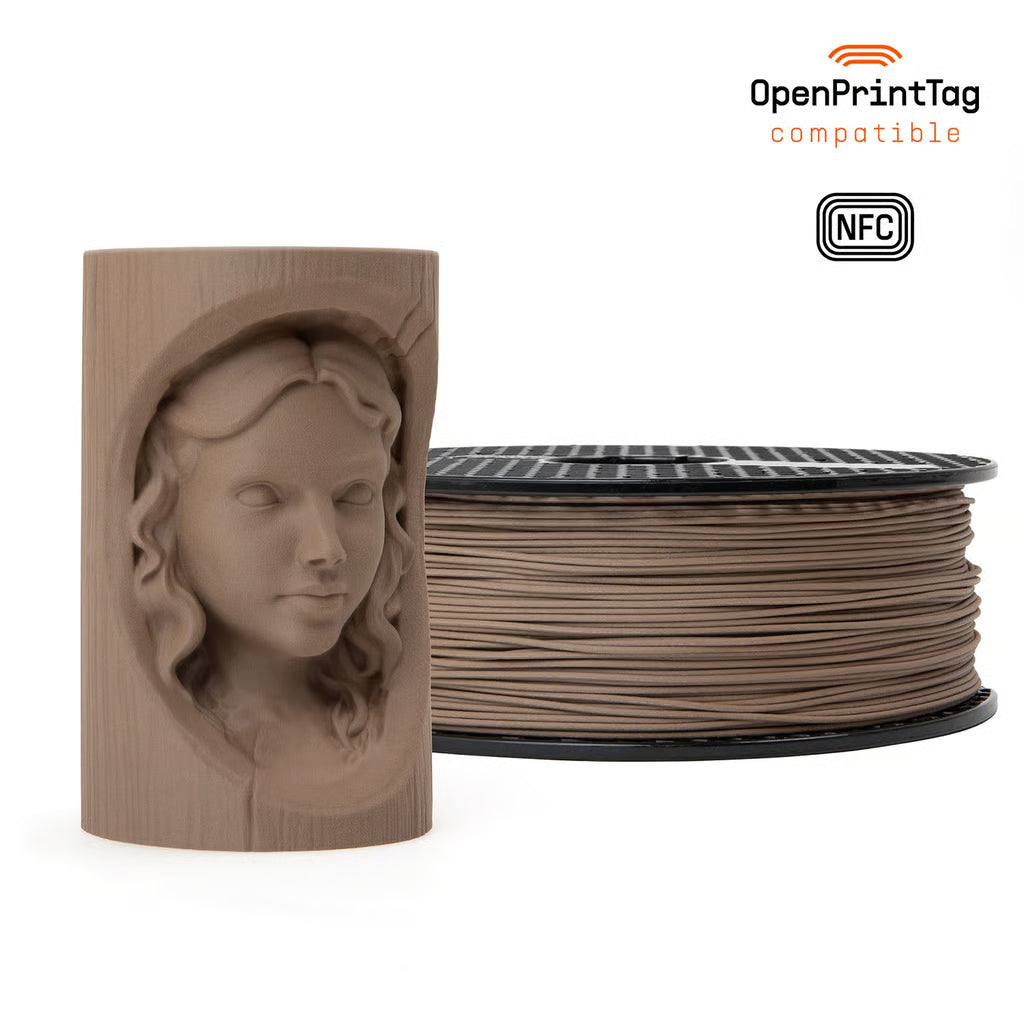 Prusa - Prusament Woodfill Pastel Brown 1kg (NFC)