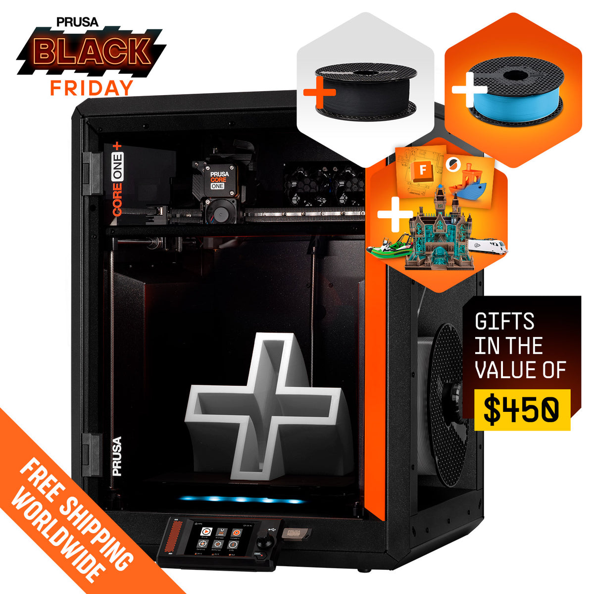 Prusa CORE One+ (Gen 2) - Black Friday Special