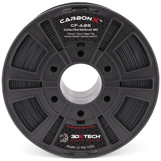 3DXTECH  CarbonX ABS+CF Black 1.75mm, 750g