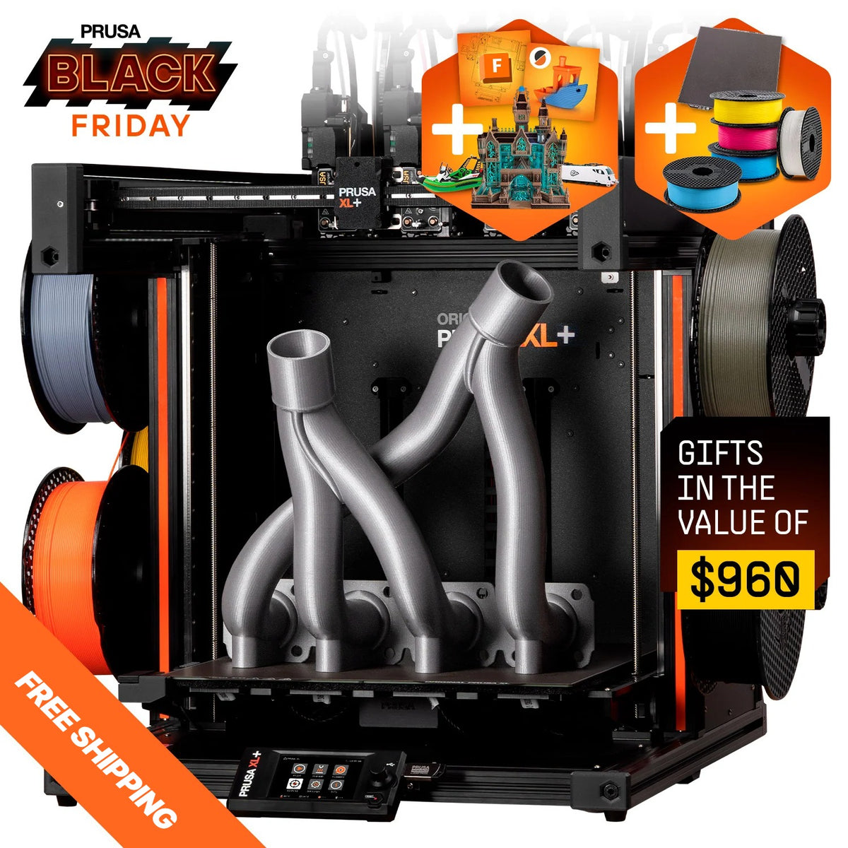 Prusa XL+ Five-Head - Black Friday Special