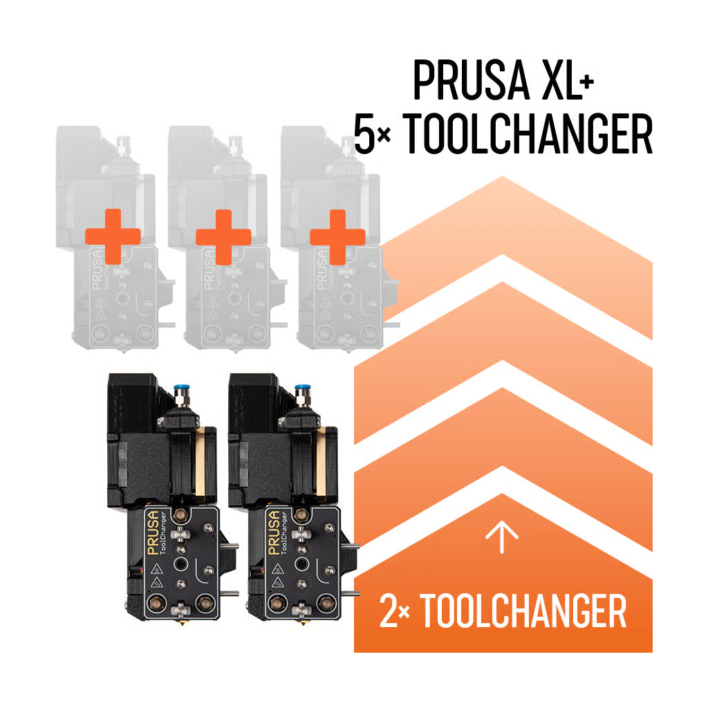 Prusa XL+ Dual-Head to Five-Head Upgrade