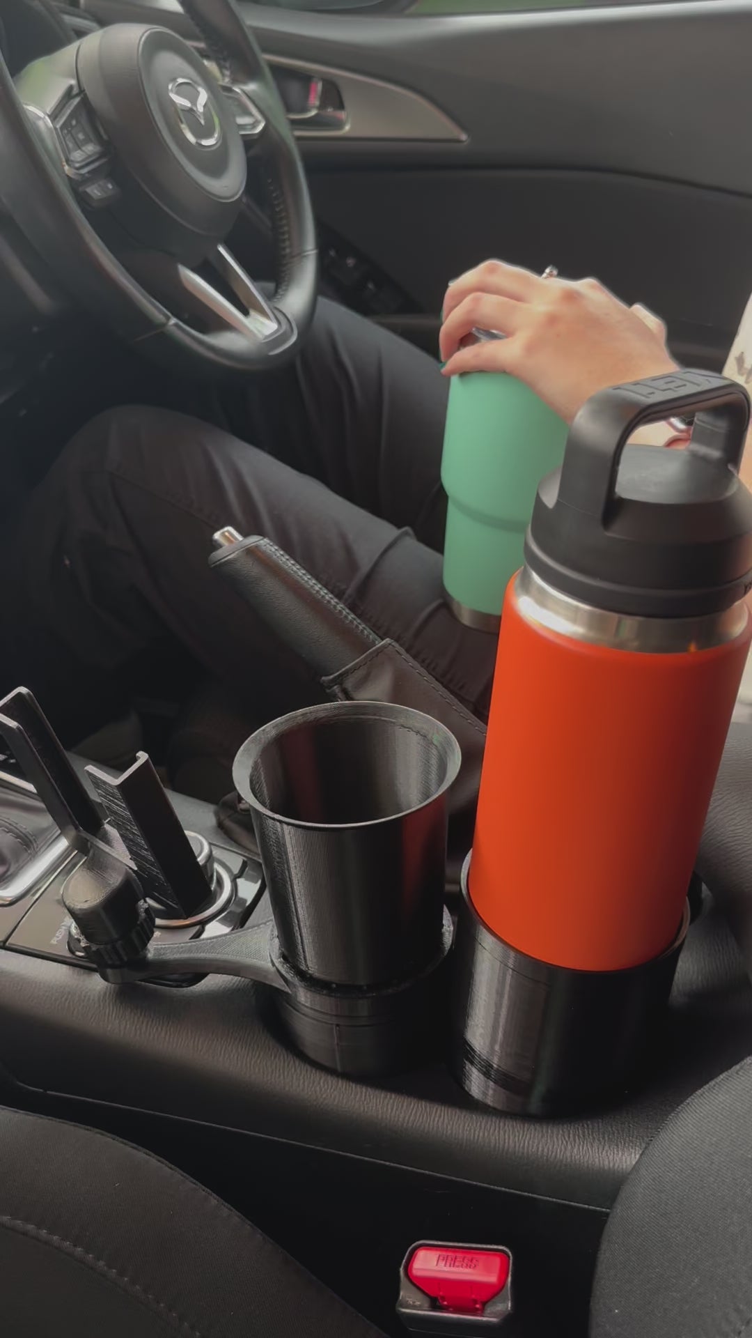 Mazda 3 Custom Cup Holder / Adapter 2014 to 2019