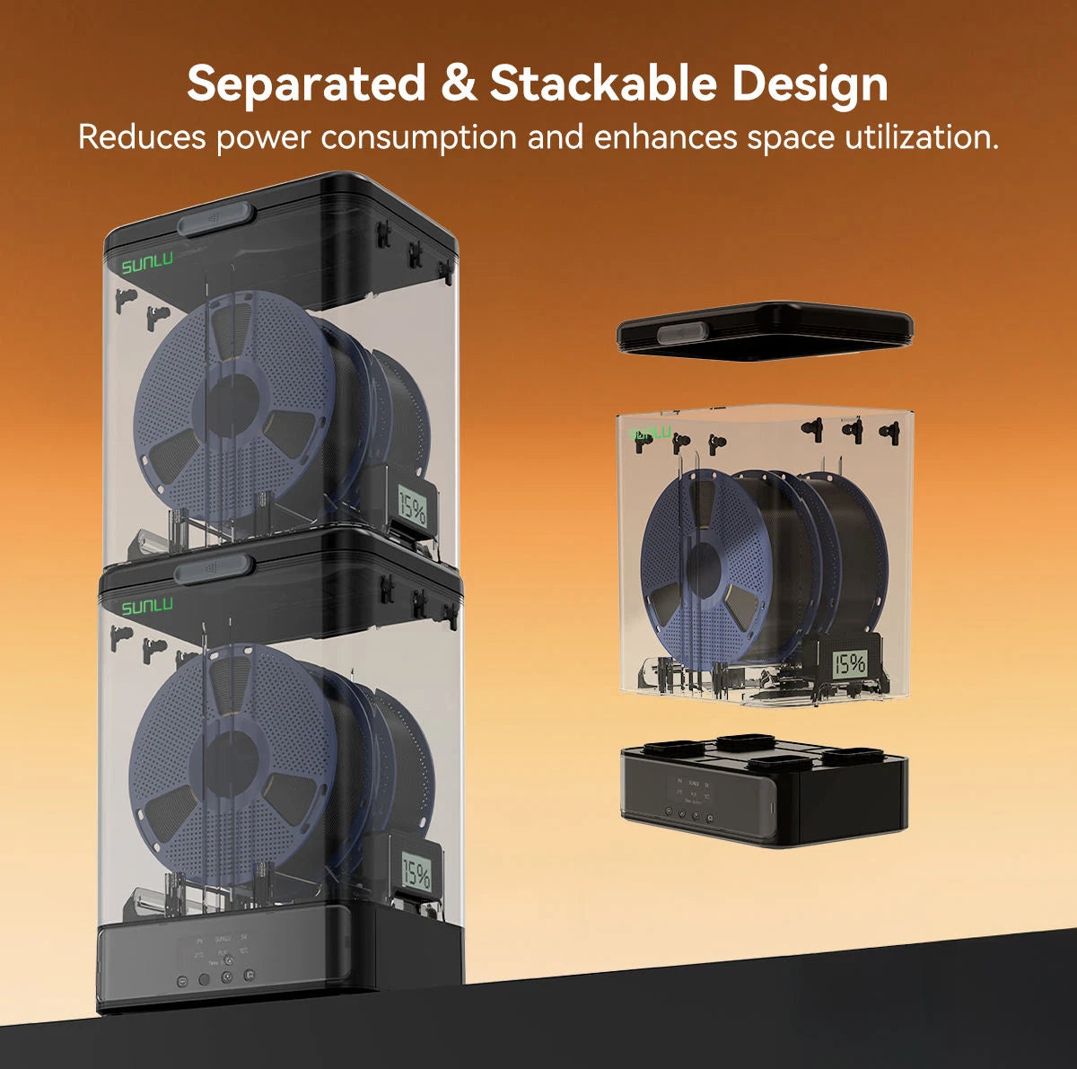 SUNLU SP2, 2-in1 Filament Dryer